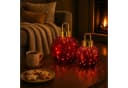 Online-Fuchs LED-Weihnachtskugeln 2er-Set Glas mit Timer Bild 2