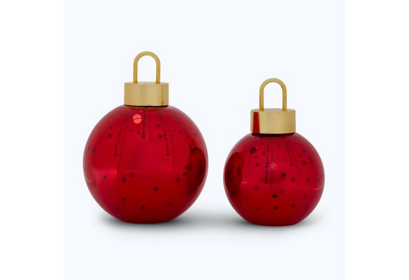 Online-Fuchs LED-Weihnachtskugeln 2er-Set Glas mit Timer - Bild 3