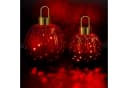 Online-Fuchs LED-Weihnachtskugeln 2er-Set Glas mit Timer Bild 4