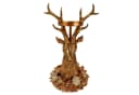 Online-Fuchs Kerzenständer Hirschkopf Gold 29 cm Bild 1