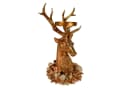Online-Fuchs Kerzenständer Hirschkopf Gold 29 cm Bild 2