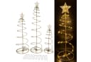 Online-Fuchs LED Baum 3er Set Warmweiß mit Timer Bild 1
