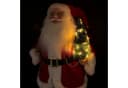 Online-Fuchs Weihnachtsmann mit Tannenbaum und LED-Lichterkette mit Timer Bild 5