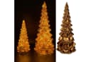 Online-Fuchs LED-Dekofigur Tannenbaum Set aus Glas mit Timer Bild 2