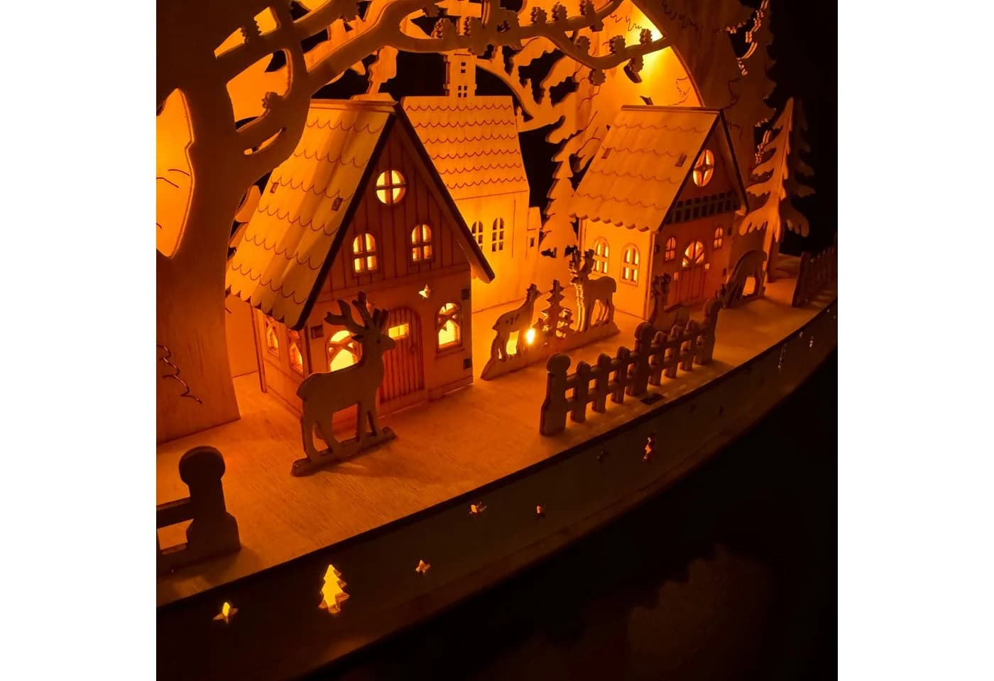 Fuchs LED Schwibbogen Lichterbogen mit Timer - Bild 5