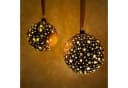 Online-Fuchs LED Weihnachtskugeln Gold Glas 2er Set Bild 3