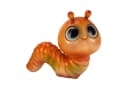 Online-Fuchs Gartenfigur Raupe Regenwurm Orange Grün Kunstharz Bild 1