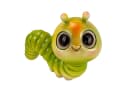 Online-Fuchs Gartenfigur Regenwurm Raupe Grün Orange Kunstharz Bild 1