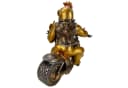 Online-Fuchs Dekofigur Rocker-Affe auf Motorrad Gold/Silber Bild 3