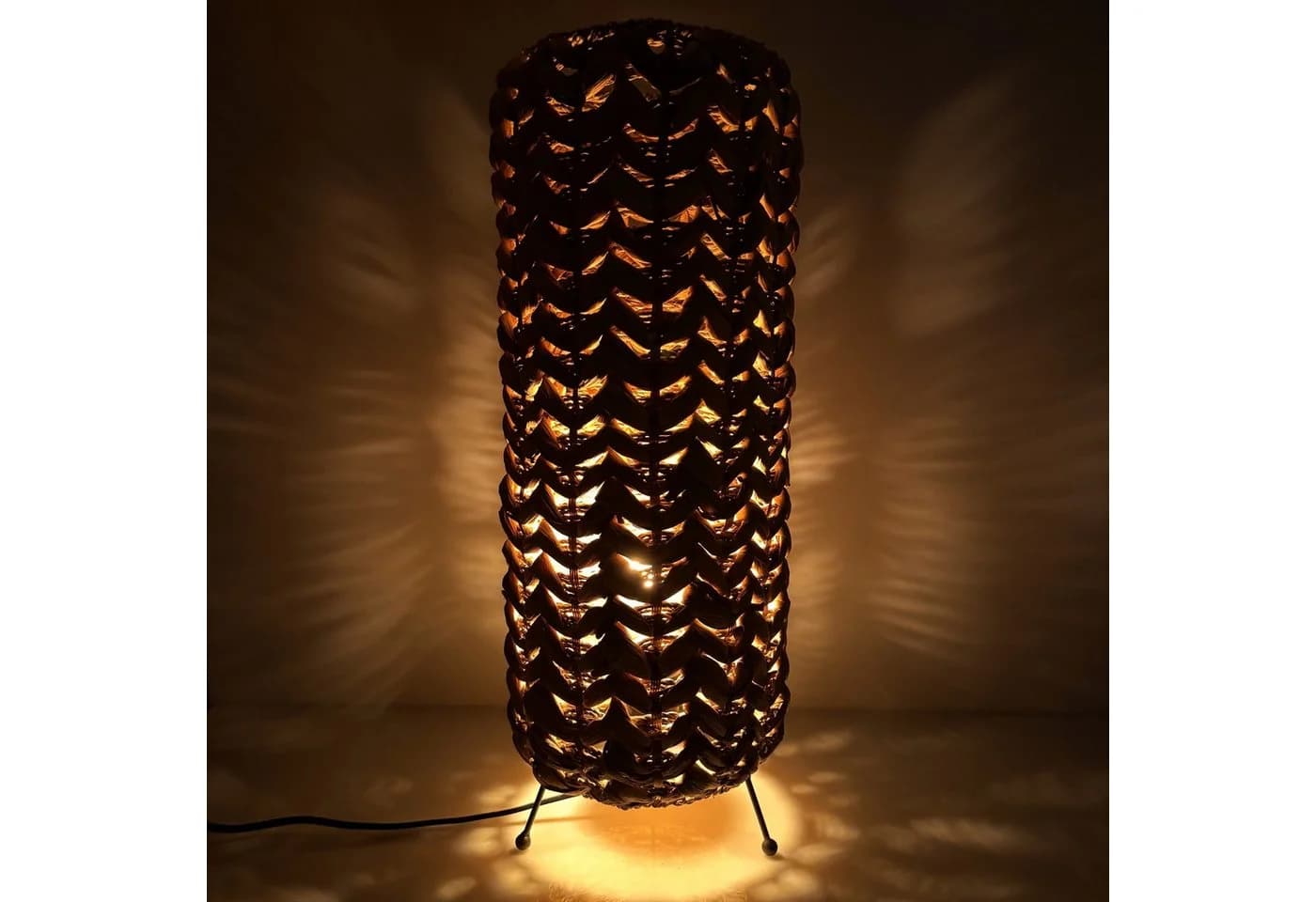 Online-Fuchs Stehlampe Wasserhyazinthe Beige E27 - Bild 3