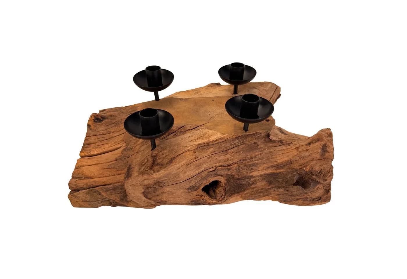 Online-Fuchs Adventskranz Wurzelholz Schwarz 38 cm - Bild 5