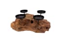Online-Fuchs Adventskranz Wurzelholz Schwarz 38 cm Bild 1