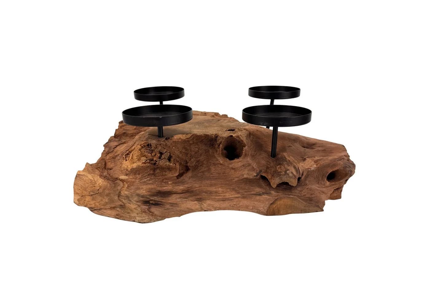 Online-Fuchs Adventskranz Wurzelholz Schwarz 38 cm - Bild 3