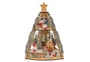 Online-Fuchs LED Lichterbogen Winterlandschaft Beige 90° Eckdesign Bild 1