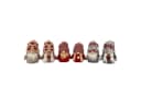 Online-Fuchs Dekofigur kleine Weihnachtswichtel Rot Grau Weiss Bild 1