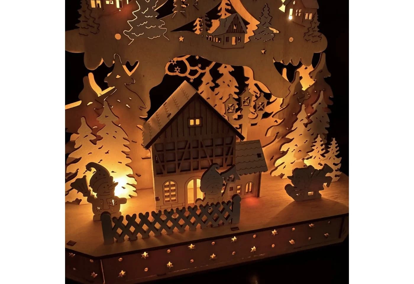 Fuchs Lichterbogen mit LED-Lichterkette & 6-Stunden Timer - Bild 5