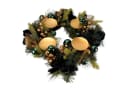 Online-Fuchs Adventskranz Silber/Salbei Fertig Dekoriert Bild 2