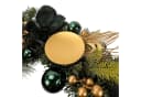 Online-Fuchs Adventskranz Silber/Salbei Fertig Dekoriert Bild 3