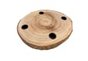 Online-Fuchs Adventskranz Baumscheibe Paulownia-Holz Stabkerzen Bild 5