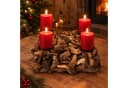 Online-Fuchs Adventskranz Treibholz-Look Beige Bild 2