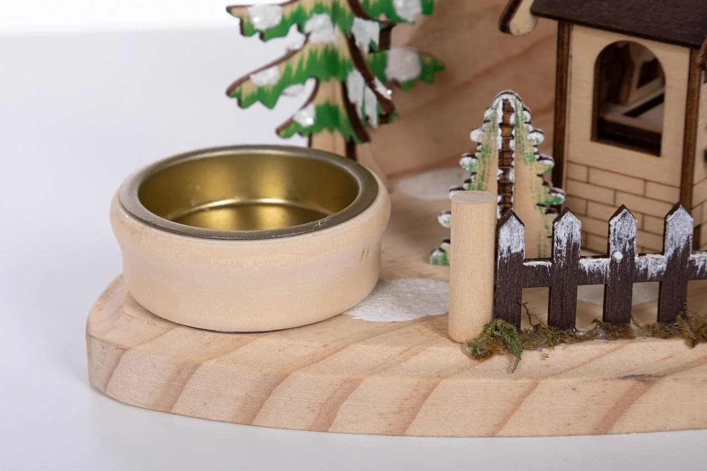OTTO home Teelichthalter Weihnachtsdeko Winterlandschaft aus Holzwerkstoff - Bild 4