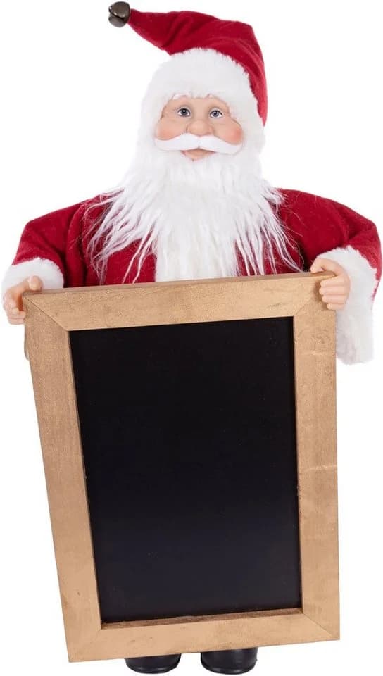 Myflair Weihnachtsmann Deko Figur Rot Mit Tafel - Bild 2