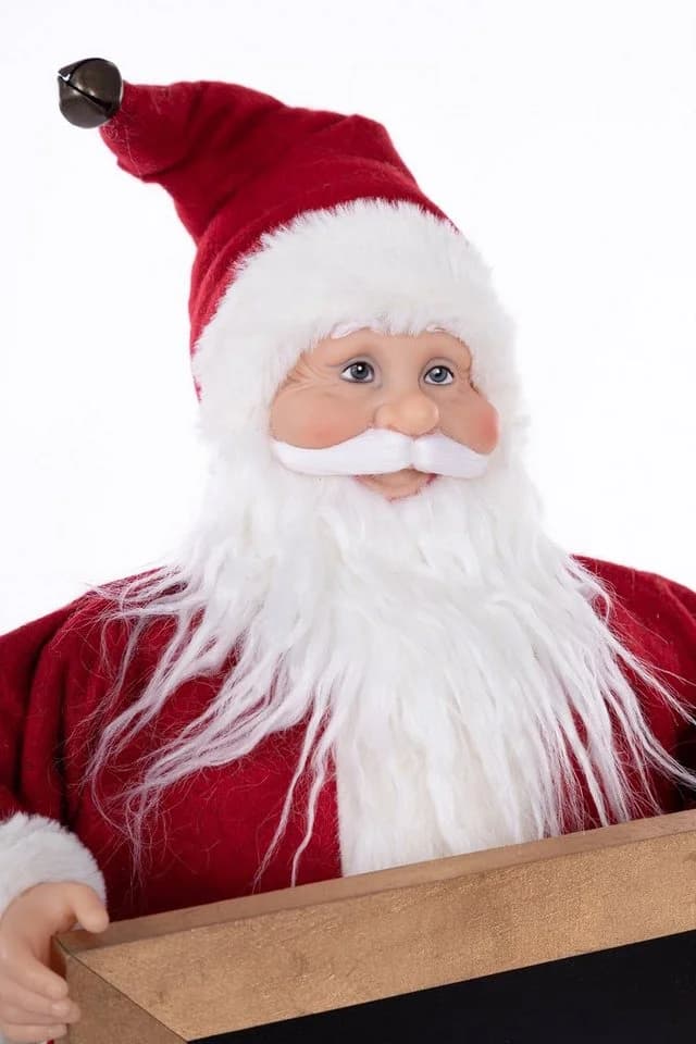 Myflair Weihnachtsmann Deko Figur Rot Mit Tafel - Bild 3