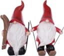 MyFlair Weihnachtsfigur Wichtel auf Skiern Rot Bild 2