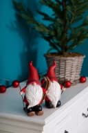 MyFlair Weihnachtsfigur Wichtel auf Skiern Rot Bild 4