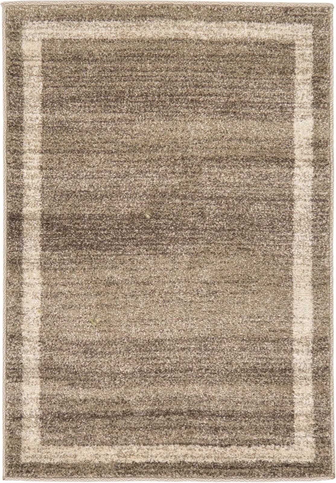 MyFlair Teppich Good Times Braun Beige Kurzflor Gewebt