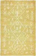 MyFlair Hochflor-Teppich Temara Shag Gelb/Elfenbein Skandi Design Bild 1