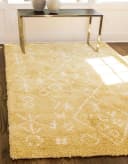 MyFlair Hochflor-Teppich Temara Shag Gelb/Elfenbein Skandi Design Bild 2