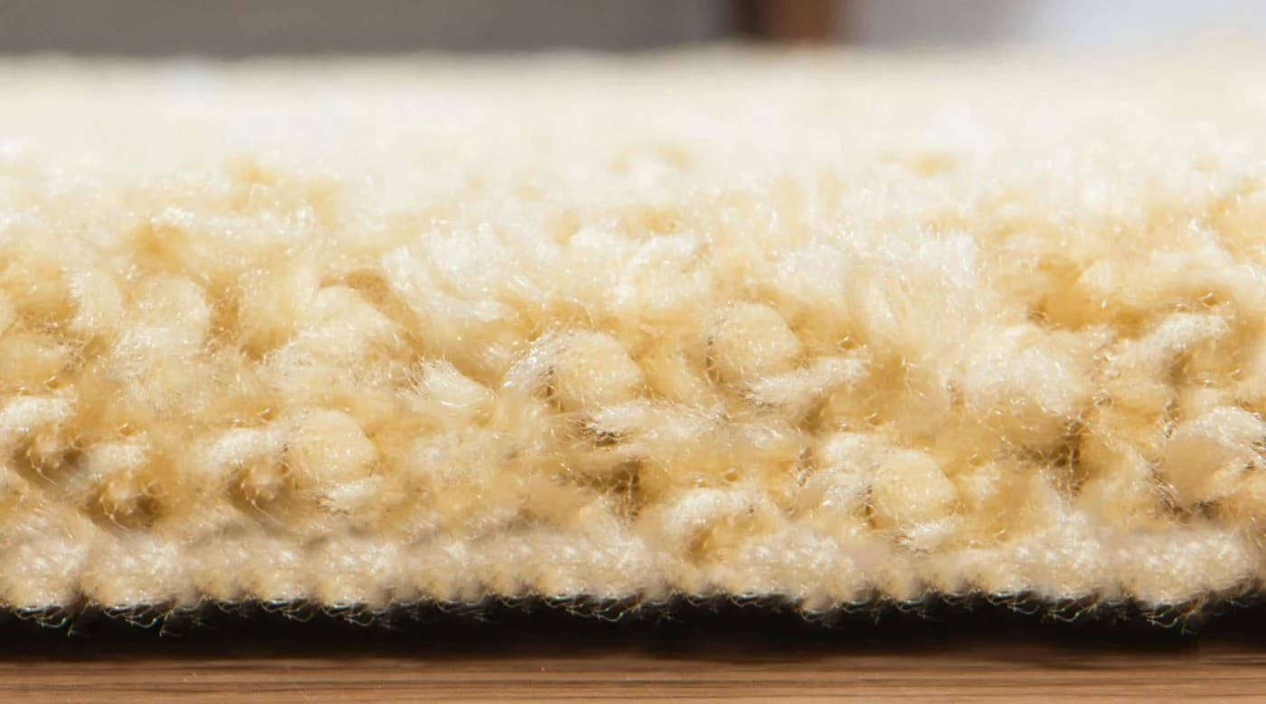MyFlair Hochflor-Teppich Temara Shag Gelb/Elfenbein Skandi Design - Bild 4