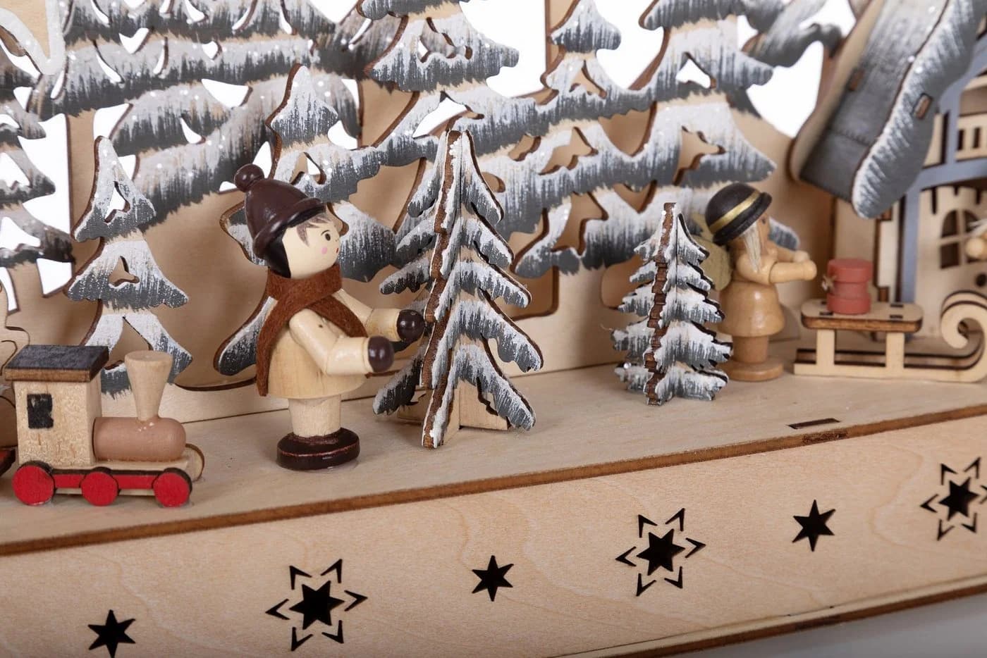 Myflair LED Schwibbogen Weihnachtsdeko Beige/Grau - Bild 3