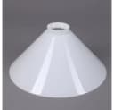 Home4Living Lampenschirm Schusterschirm Opal Weiß Ø 257mm Lampenglas E27 Ersatzglas Bild 3
