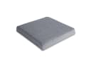 Home4Living Sitztruhe faltbar mit Stauraum grau/orange Bild 1