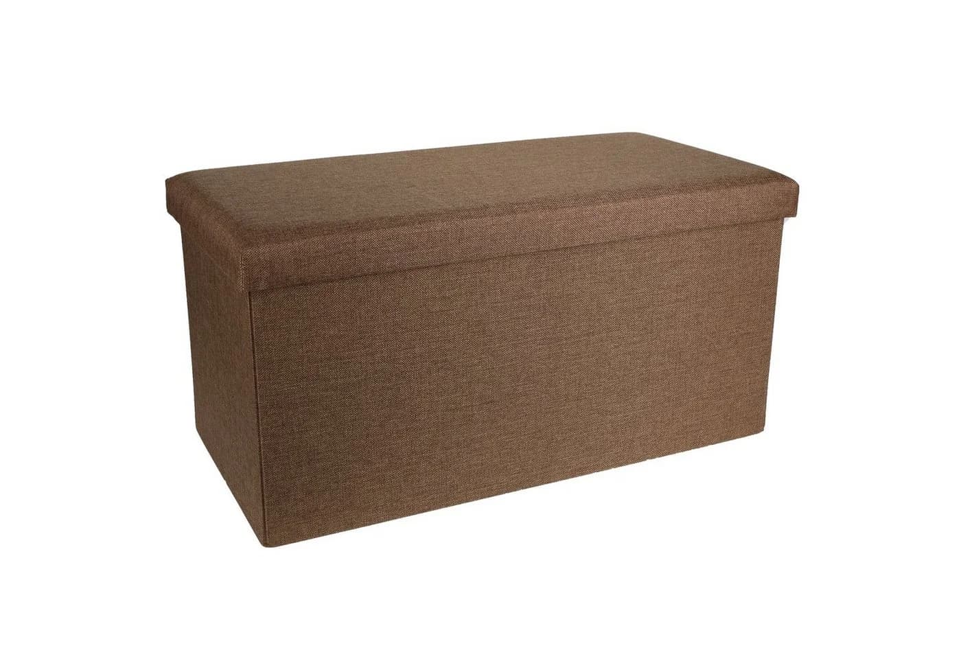 Home4Living Sitztruhe Aufbewahrungsbox Truhenbank Braun Faltbar - Bild 2