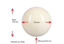 Home4Living Lampenschirm Kugelglas Beige E14 Bild 1