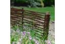 Home4Living Beetumrandung aus Weide 5er Set Steckzaun Bild 3