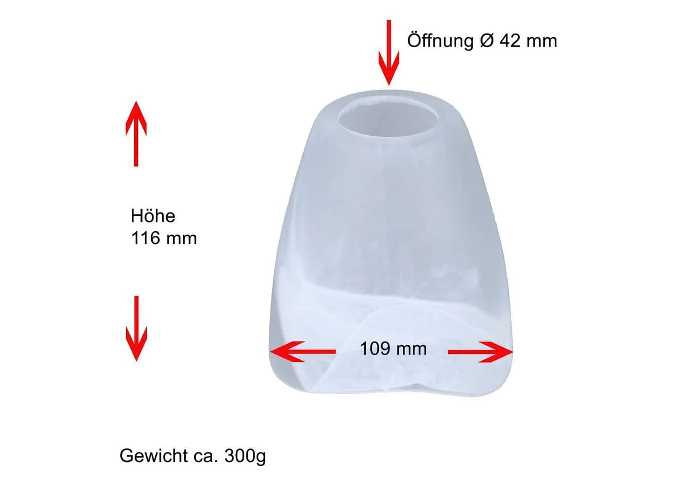 Home4Living Lampenschirm Alabasterglas Weiß Blütenform E27
