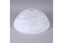 Home4Living Lampenglas Weiß Ø 255mm Alabaster Glas E27 Ersatzglas Bild 1