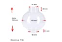 Home4Living Lampenschirm Zylinderglas Petroleumlampe transparent Bild 1