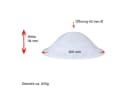 Home4Living Lampenglas Ersatzglas Alabasterglas Weiß Ø 300mm E27 Rund Dekorativ Bild 1