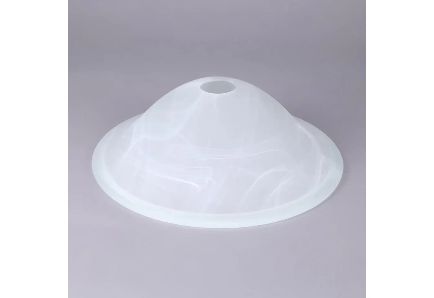 Home4Living Lampenglas Ersatzglas Alabasterglas Weiß Ø 300mm E27 Rund Dekorativ - Bild 3