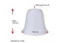 Home4Living Lampenglas satiniert matt Ø 150mm Ersatzglas E27 Glas Bild 1