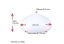 Home4Living Lampenschirm Weiß Matt Glas Ø 240mm E27 Bild 1