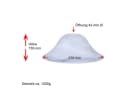 Home4Living Lampenschirm Alabasterglas E27 Rund Bild 1