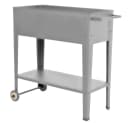 Home4Living Hochbeet Grau Metall mit Rollen Bild 2