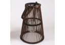 Home4Living Kerzenlaterne Laterne Holzlaterne Windlicht 2er Set Gartenlaterne Braun Bild 5
