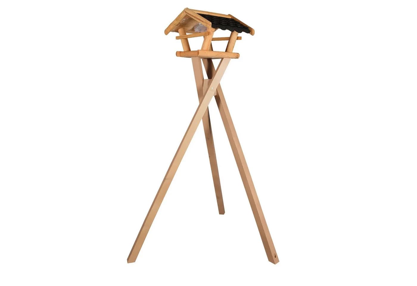 Home4Living Vogelhausständer Dreibein Massivholz 102cm - Bild 4